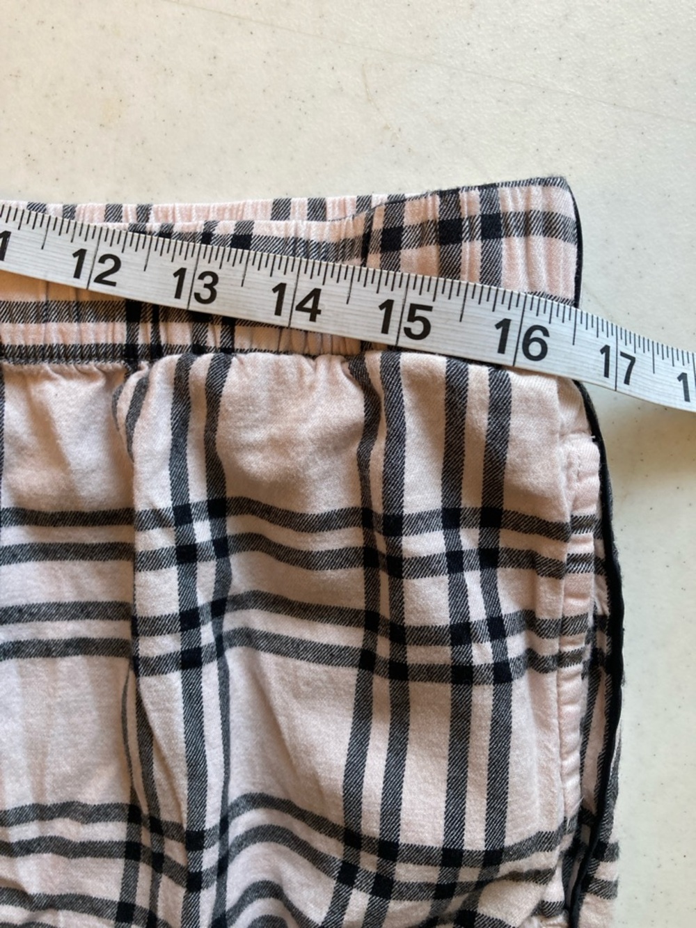 Victoria's Secret Pink and Black Plaid Two-Piece Pajama Set - Picture 9 of 11